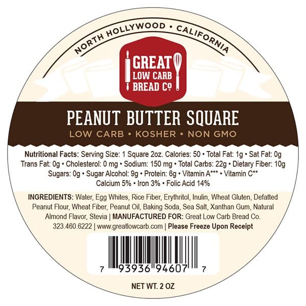LCF 162 WO18951 Peanut Butter Square 2oz