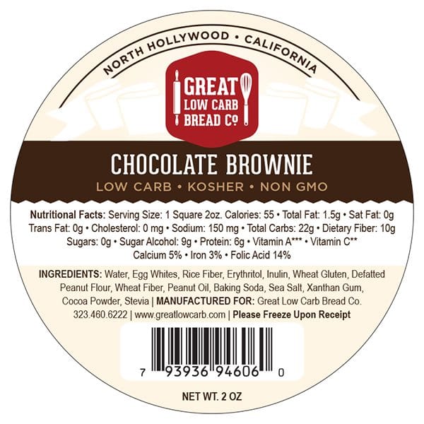 LCF 167 WO18953 Chocolate Brownie 2oz