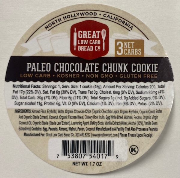PaleoChocolateChunkcookie
