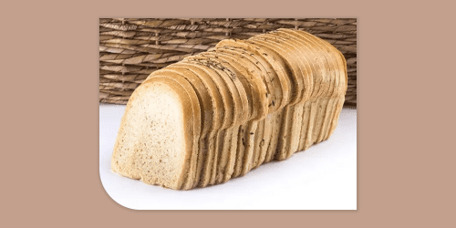 Thin sliced rye bread